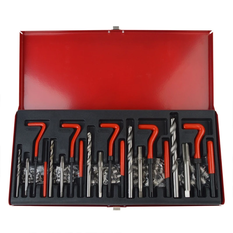 131x Thread Repair Stripped M6 Rethread Drill Bits