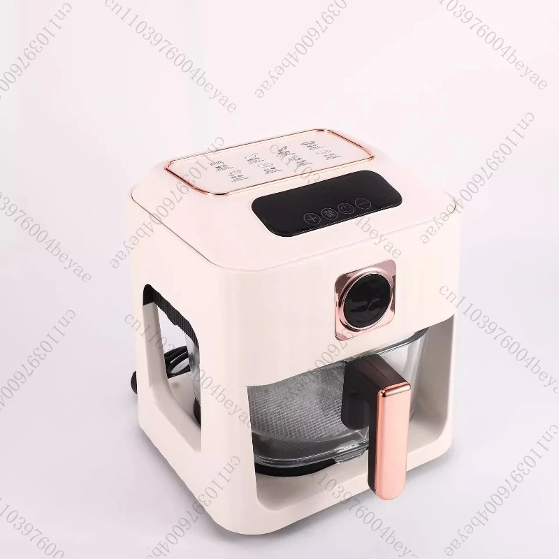 6L Glass Air Fryer Household Multi-function Automatic Electric Fryer Intelligent Touch
