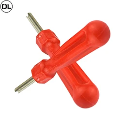 1-4pcs Car Bicycle Slotted Handle Tire Valve Stem Core Remover Screwdriver Tire Repair Install Tool Car-styling Accessories