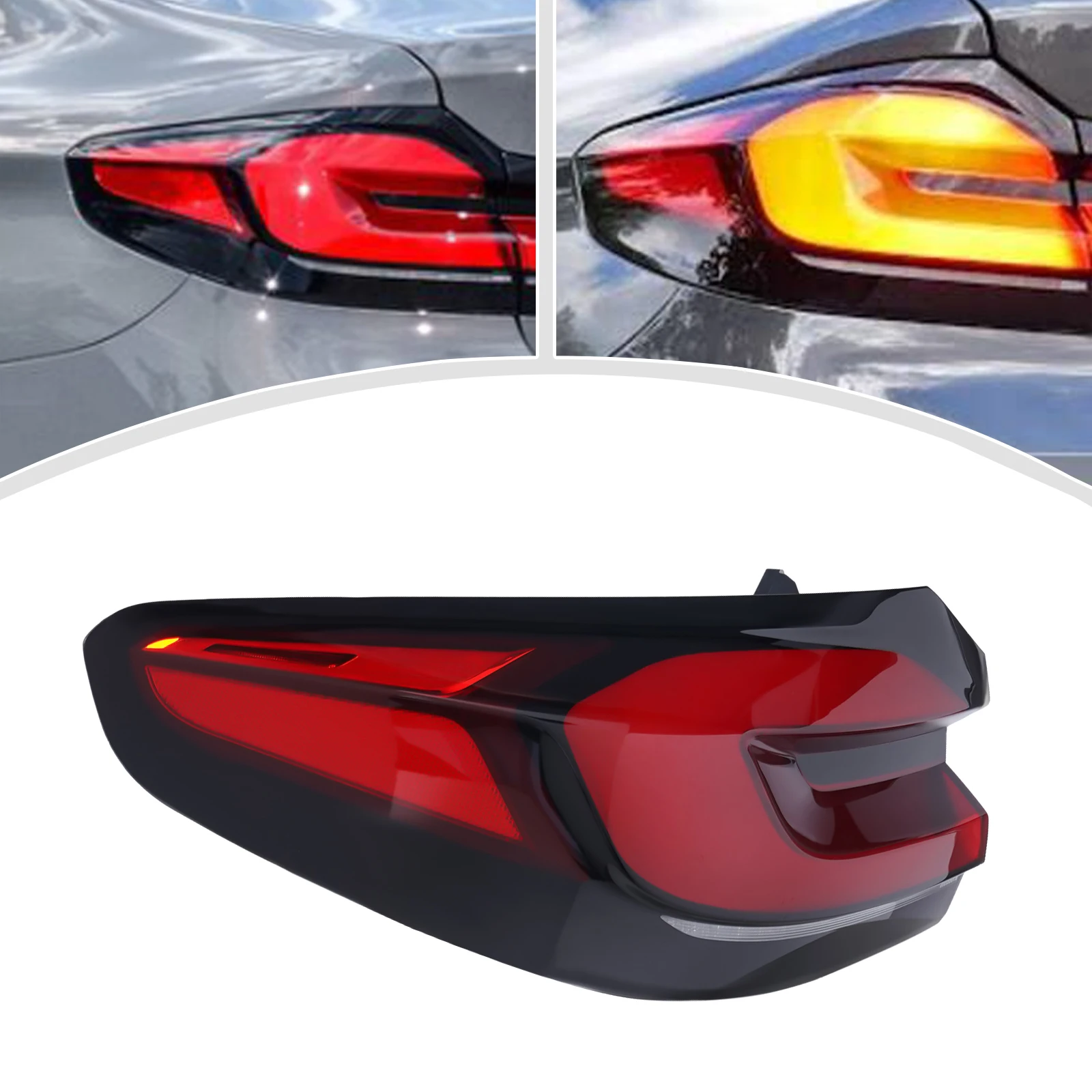 

Left Driver Side LED Tail Light For 2021 2022 BMW 5 Series G30 Outer Rear Lamp