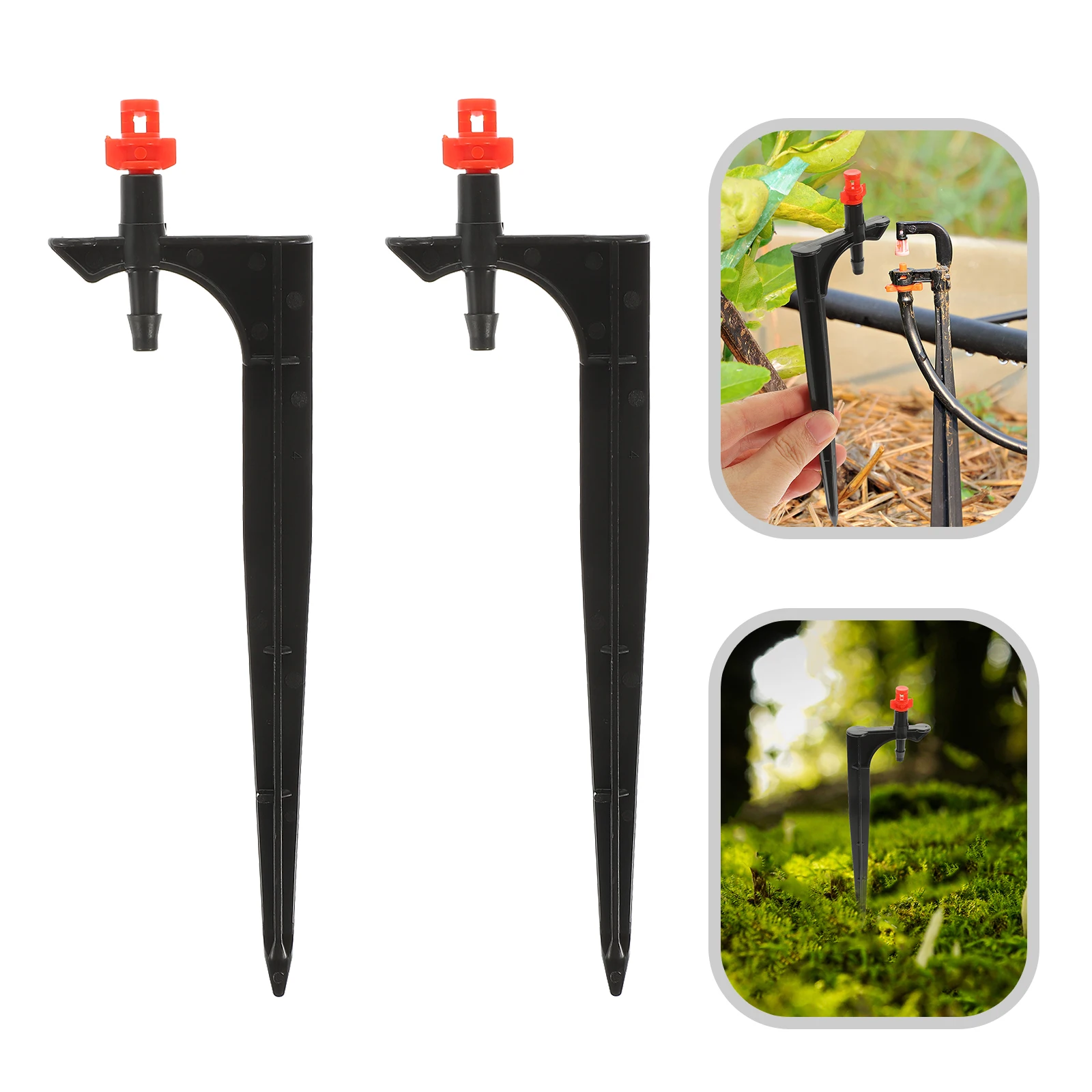 

20pcs Atomizing Nozzle 360 Degree Misting Sprinkler Drip Heads Spike Watering Nozzle for Garden Irrigation Set Outdoor