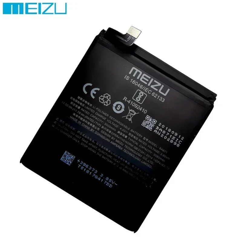 100% Original NEW MEIZU BA871 Battery For MEIZU M15 / M15 Lite M871H Mobile Phone High Quality Batteries Bateria+ Gift Tools