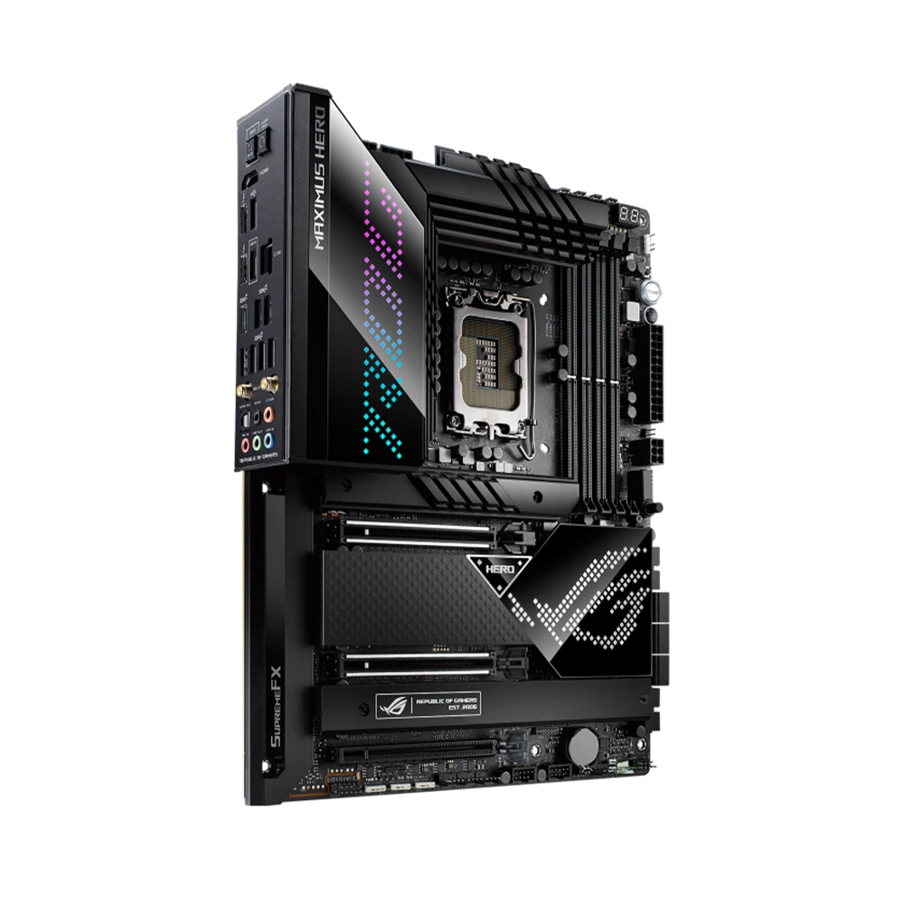 ASUS ROG MAXIMUS Z690 HERO Motherboard Supports i9-14900KF 13900K i7-12700K i5-12400F CPU LGA1700 DDR5 6400MHz ARGB HDMI M.2 ATX