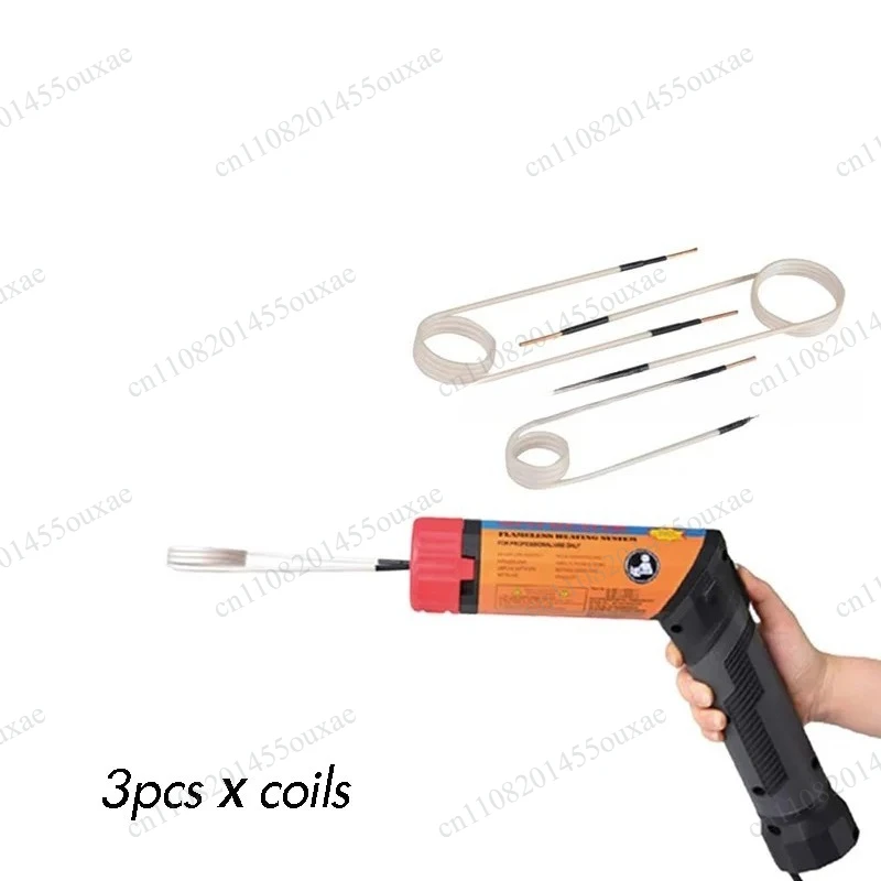 1100W Magnetic Induction Heater Kit, Flameless Handheld Electromagnetic Heating Tool 110V/220V for Auto Garage Repair Work