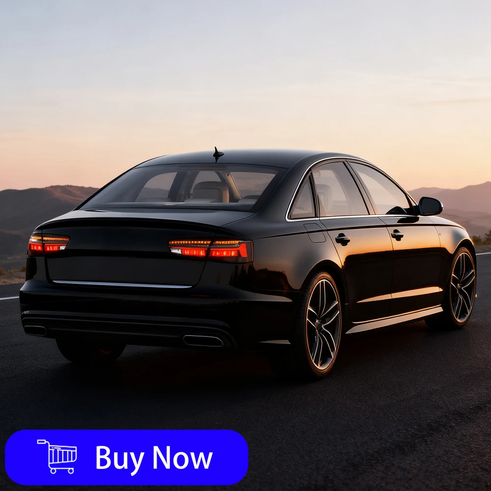 For Audi A6 C7 2012-2018 Tail Light Assembly Upgrade Version with Start-Up Animation and New LED Plug and Play Dynamic Turn Sign