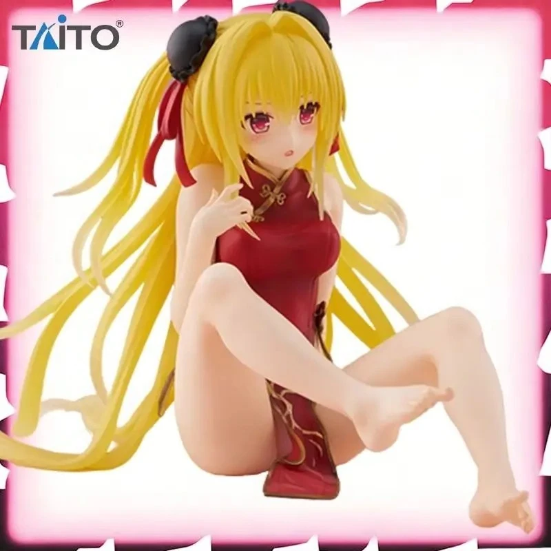 

Genuine in Stock Taito Desktop Cute To LOVE-Ru Darkness Golden Darkness PVC 13CM Cheongsam Outfit Prize Figure Model Decoration