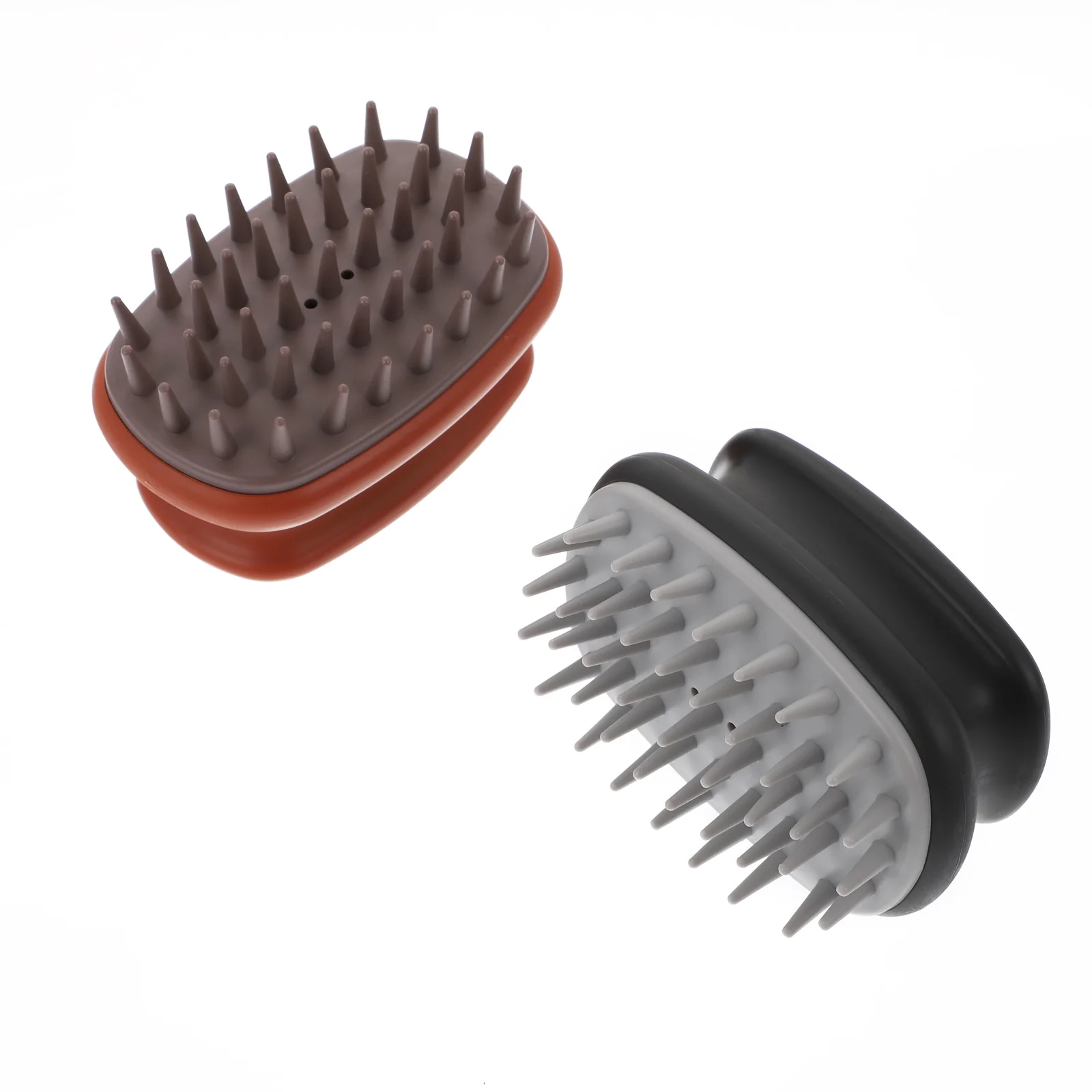 

2 Pcs Head Cleaning Brush Comfortable Grip Shampoo Scrubber Massage Comb Safe Hair Pp Cleansing Easy to