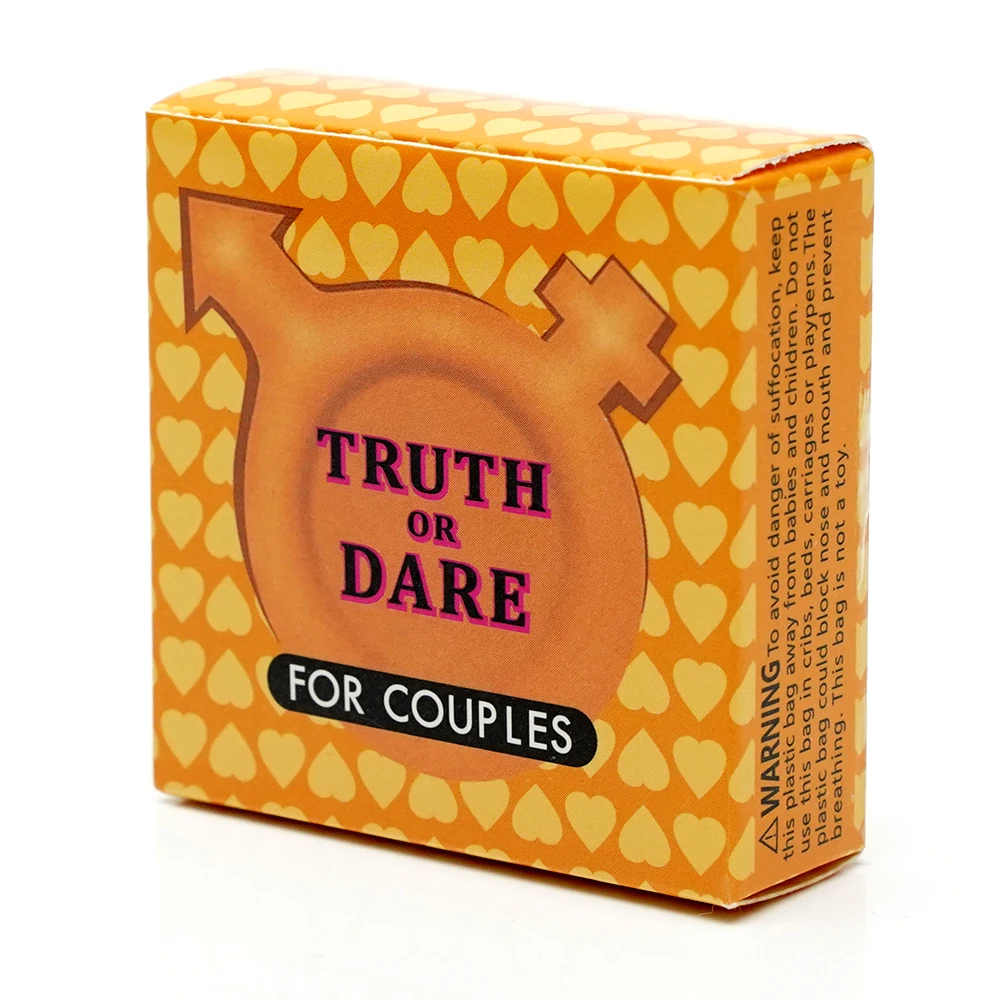 Truth Or Dare for Couples Lovers Board Game Drunk Couples Drinking Game Card Christmas Halloween Thanksgiving Gift