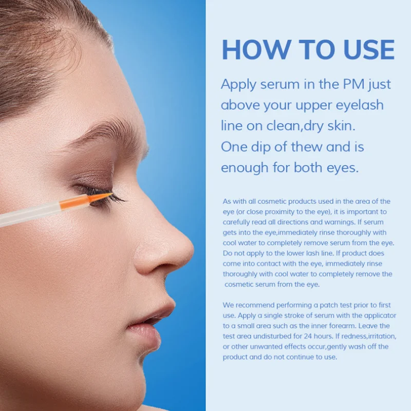 Fast Eyelash Growth Serum Natural Eyelashes Enhancer Longer Thicker Eyebrows Lift Essence Fuller Lashes Eye Care Korean Cosmetic
