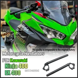 Motorcycle handlebar For Kawasaki Ninja 400 EX400 Ninja400 EX 400 2018-2024 Handlebars Left Right Handle Bar Clip-on Fork Tube
