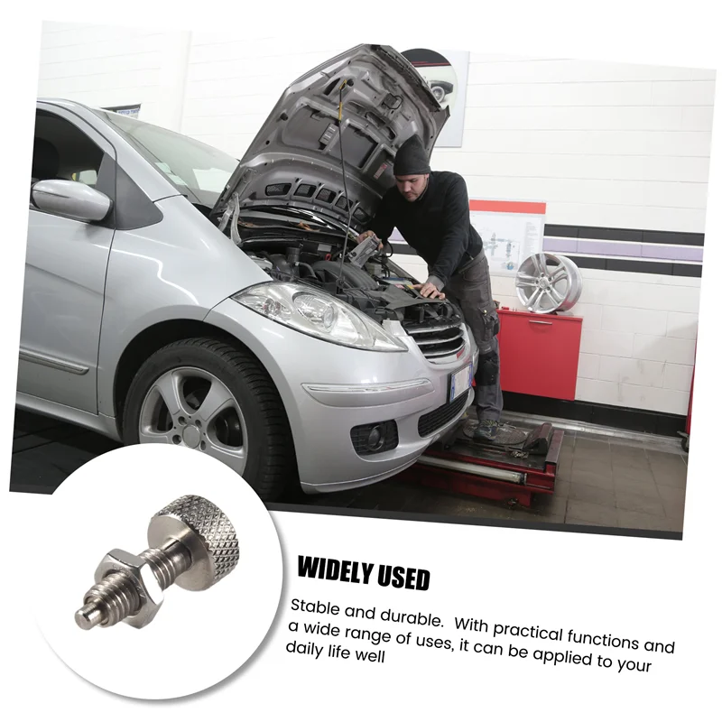 مكبس زنبركي قابل للسحب يدويًا من ABGR مع مقبض مخرش من الفولاذ المقاوم للصدأ قفل من نوع M6 دبابيس تحرير لصندوق الأدوات المتداول