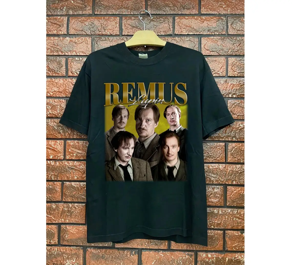 Retro Remus Lupin T-Shirt Remus Lupin Shirt Remus Lupin Character Remus Lupin Tee Remus Lupin Merch Character Shirt Casual T-Shi