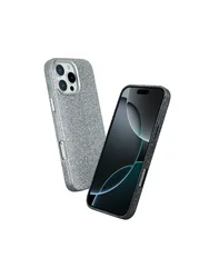 KZDOO Sparkle Matte Glassy Shiny Covers Protective Luxury Glitter Bling Pu Leather Women Case for iPhone16/16plus/16pro/16promax