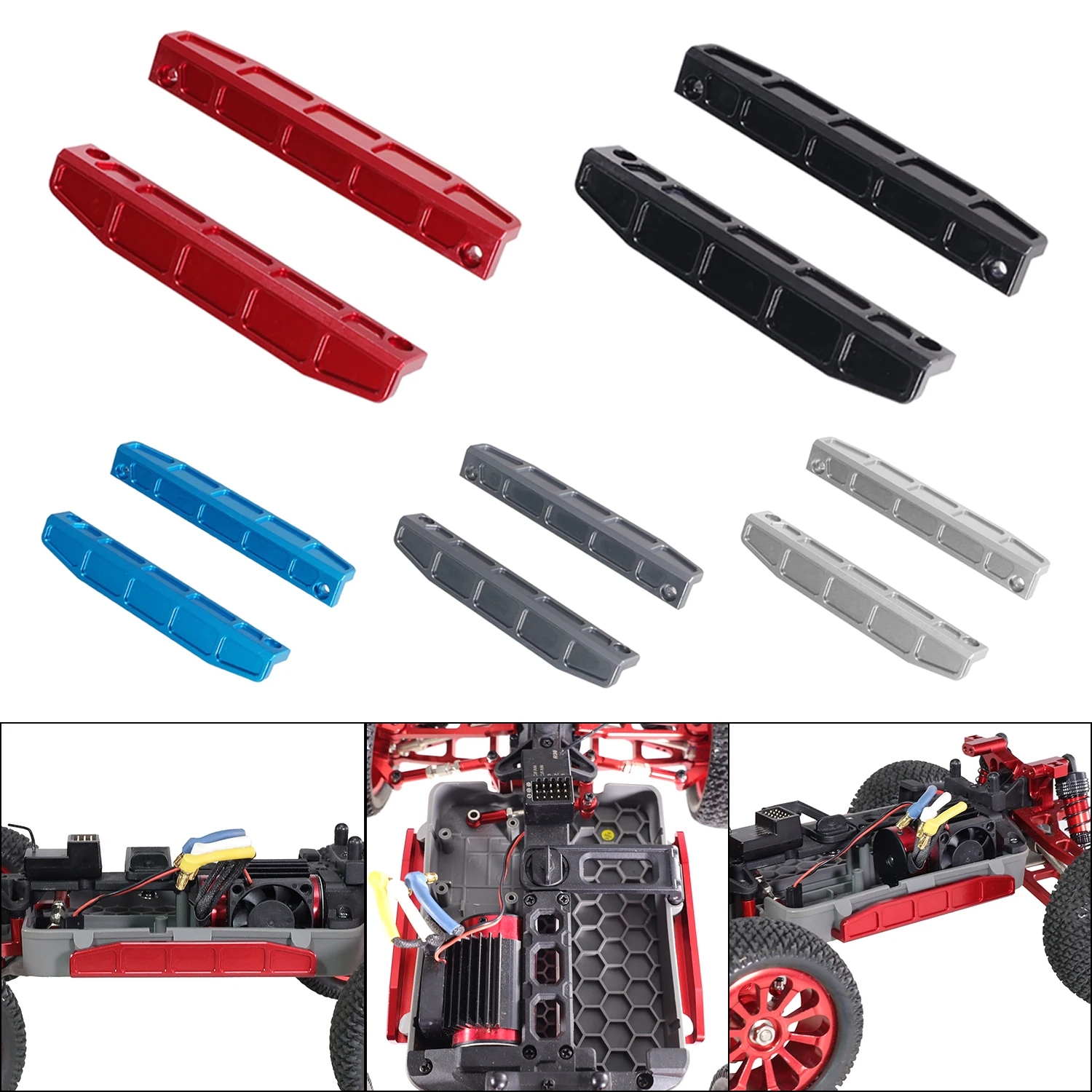 

Metal Side Guard Plate Chassis Parts 16130 For MJX Hyper Go 16207 16208 16209 16210 H16 H16H H16E H16P Upgrade Parts Accessories