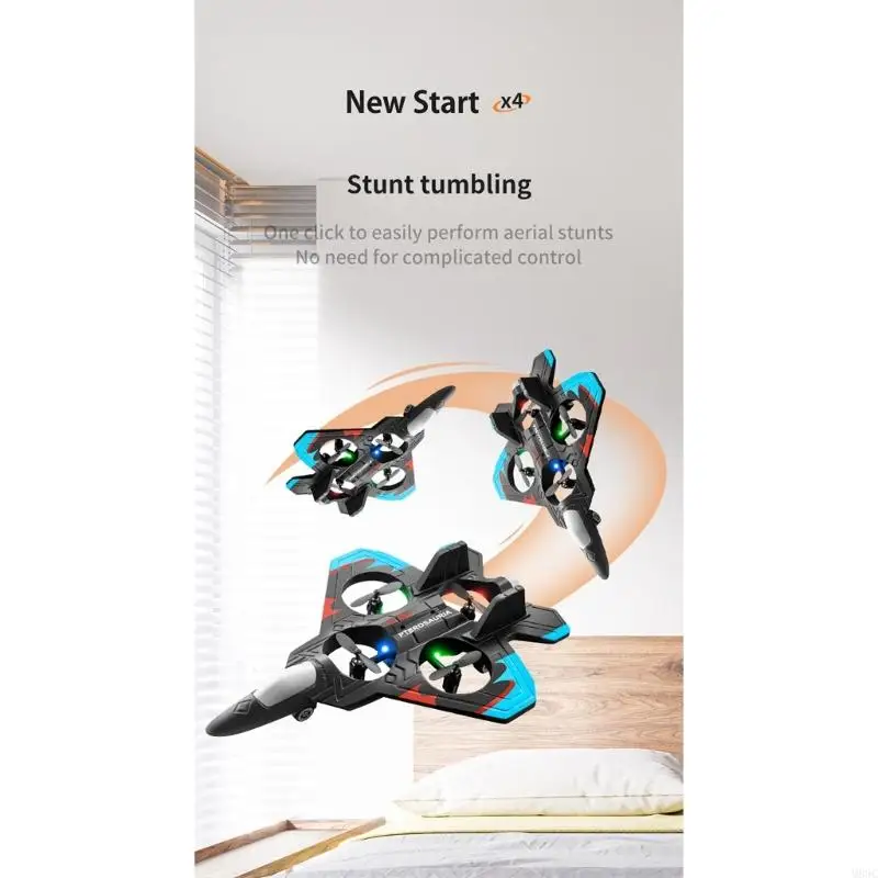 

M89C LED Foam Remote Cont Jet Fighter Plane Remote Control Toy for Boys Birthday Gift