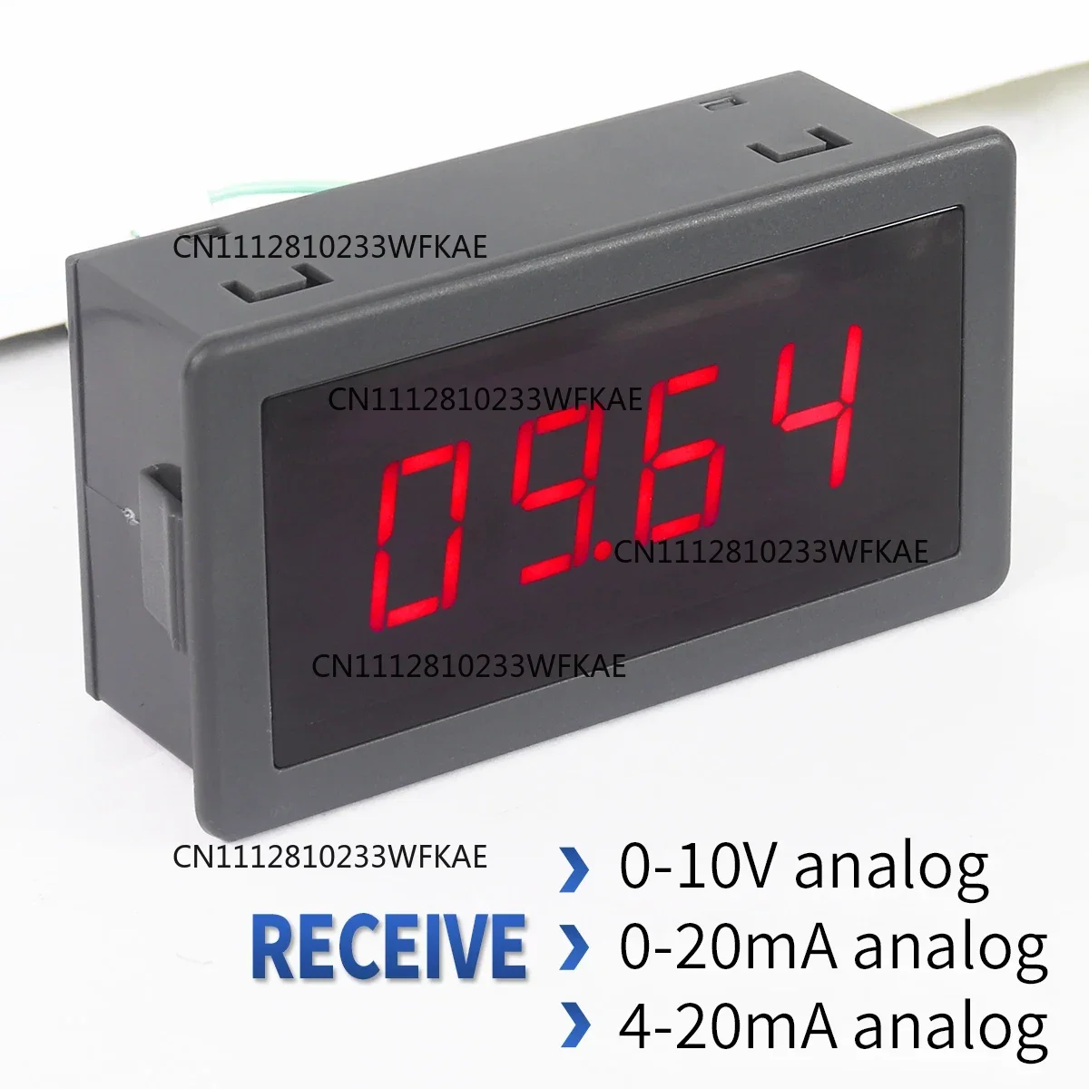 Digital LED Display Anglog Input Panel Meter 0-10V 4-20mA 0-20mA For Sensor