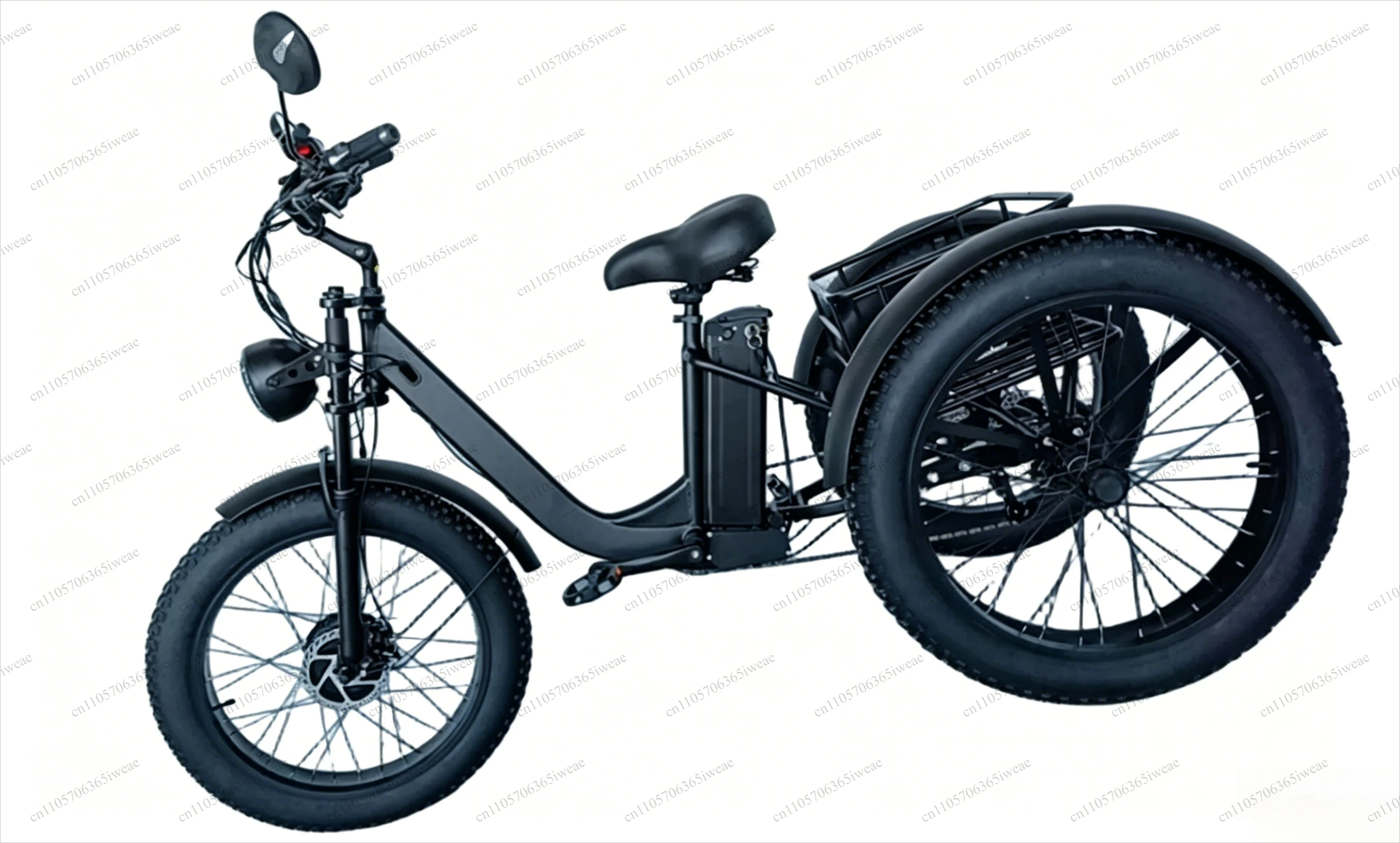 Electric power bicycle 48V motor tricycle, high-end painting