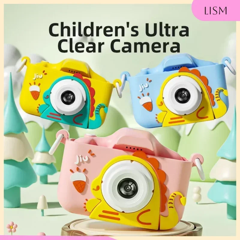 LISM Printable Camera Kids with Color Camera Gifts Camera Paper Sticker Mini Portable 1080P HD Printer Portable Selfie Toys