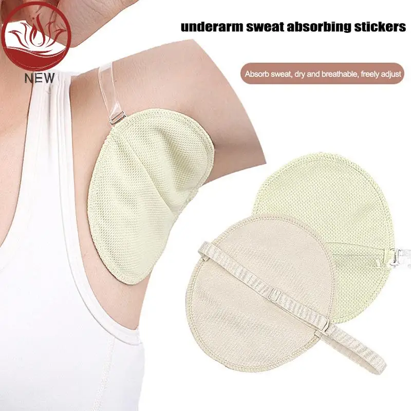 

1Pairs Sweat Armpit Pads Soft Washable Invisible Cushion Reusable for Outdoor Protector Clothing from Stains/Wetness/Odor