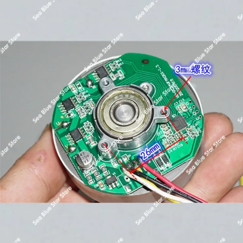 Disassemble the brushless motor 60mm outer rotor 24V fan frequency conversion, built-in drive DC fan brushless motor