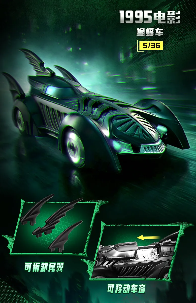 Blokees DC Hero Batman Star Edition Serie Blind Box E01/E02/E03 6 Stück Batman Motorrad Spielzeug Sammlerstück Geschenk – Detail 5