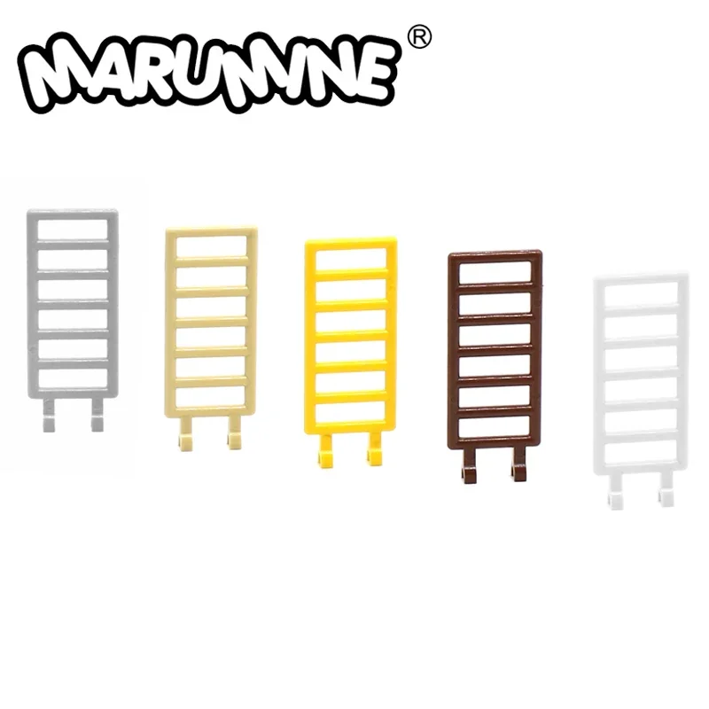 Marumine Moc บล็อกบาร์7X3คู่คลิปชิ้นส่วนอิฐ15PCS ใช้งานร่วมกับ6020ชิ้นอาคารประกอบอนุภาคของเล่น