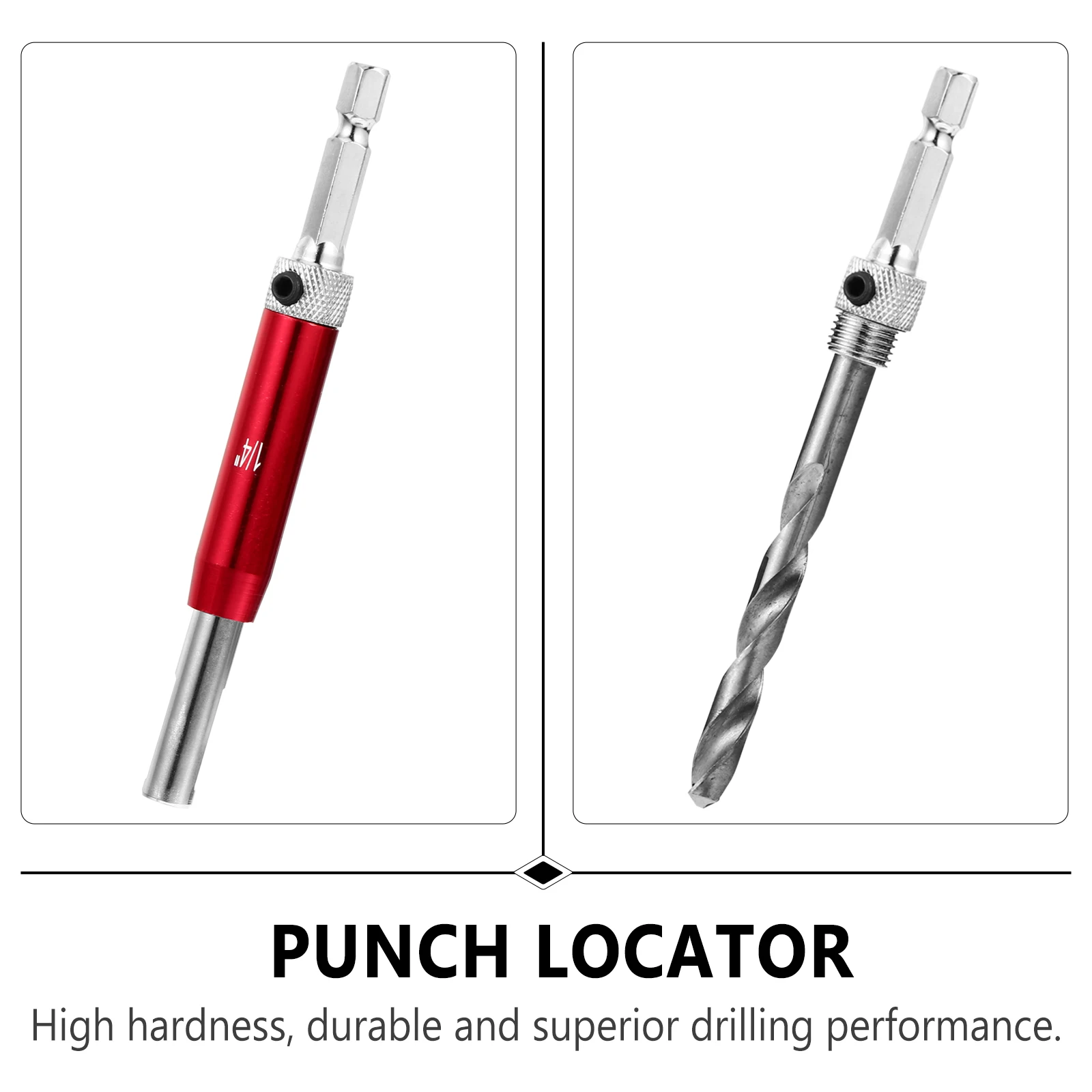 

7pcs Hinge Drill Bits Set High Speed Steel Woodworking Drilling Tools For Door Window Hinges Handles Drawer Slides Hole Punch