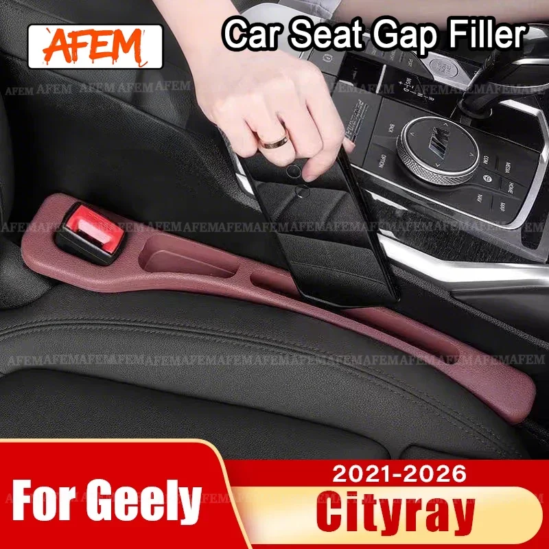 For Geely Cityray 2024 2025 2026 2PCS Universal Car Seat Leak Proof Strips Gap Side Seam Filler Storage Accessories