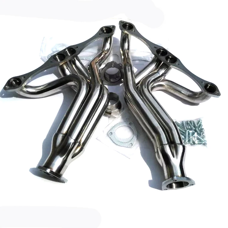

Manifold Header FlowTech Headers For Chevy 283/302/305/307/327/350/400 Stainless Exhaust Pipe