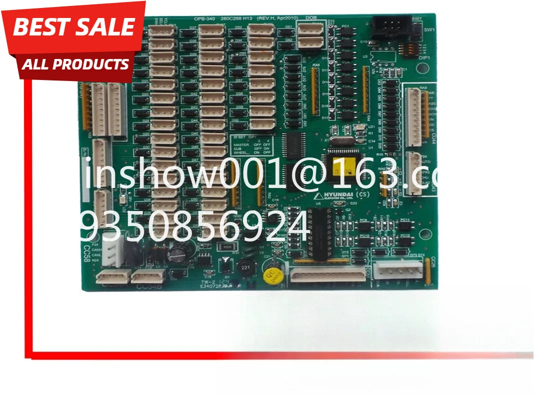 New, modern elevator, car communication board OPB-340 280C288H13 command board, inner call board