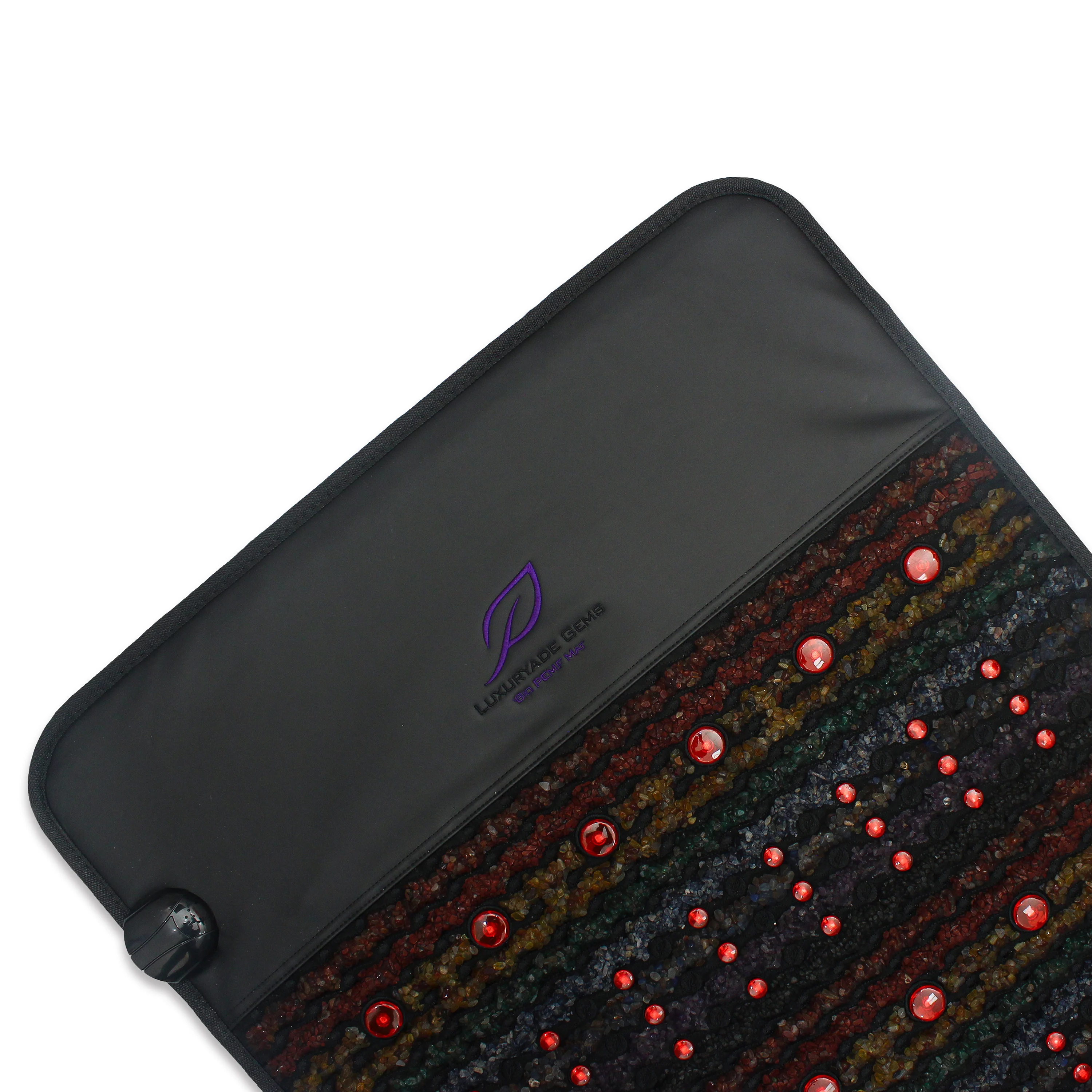 Luxuryade B190 Negative Ion FlR Heating Pad Crystal Amethyst Heating Mat Photon Red Light Therapy PEMF Infrared Mattress