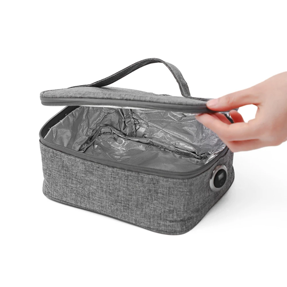 USB Rechargeable Portable Lunch Warmer Portable Electric Lunch Bag Insulated Lunch Bag Waterproof for Youth Kid Boys Girls Adult