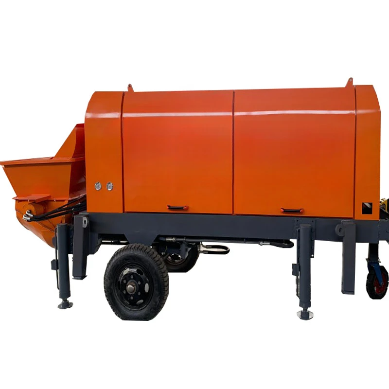 Kleiner Diesel-Betonpumpenmischer