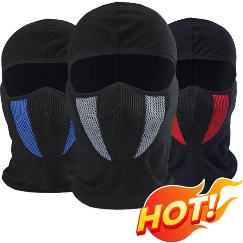 Breathable Motorcycle Balaclava Full Face Mask Cycling Sports Dustproof Windproof Scarf Headgear for Men Women Neck Face Tubes