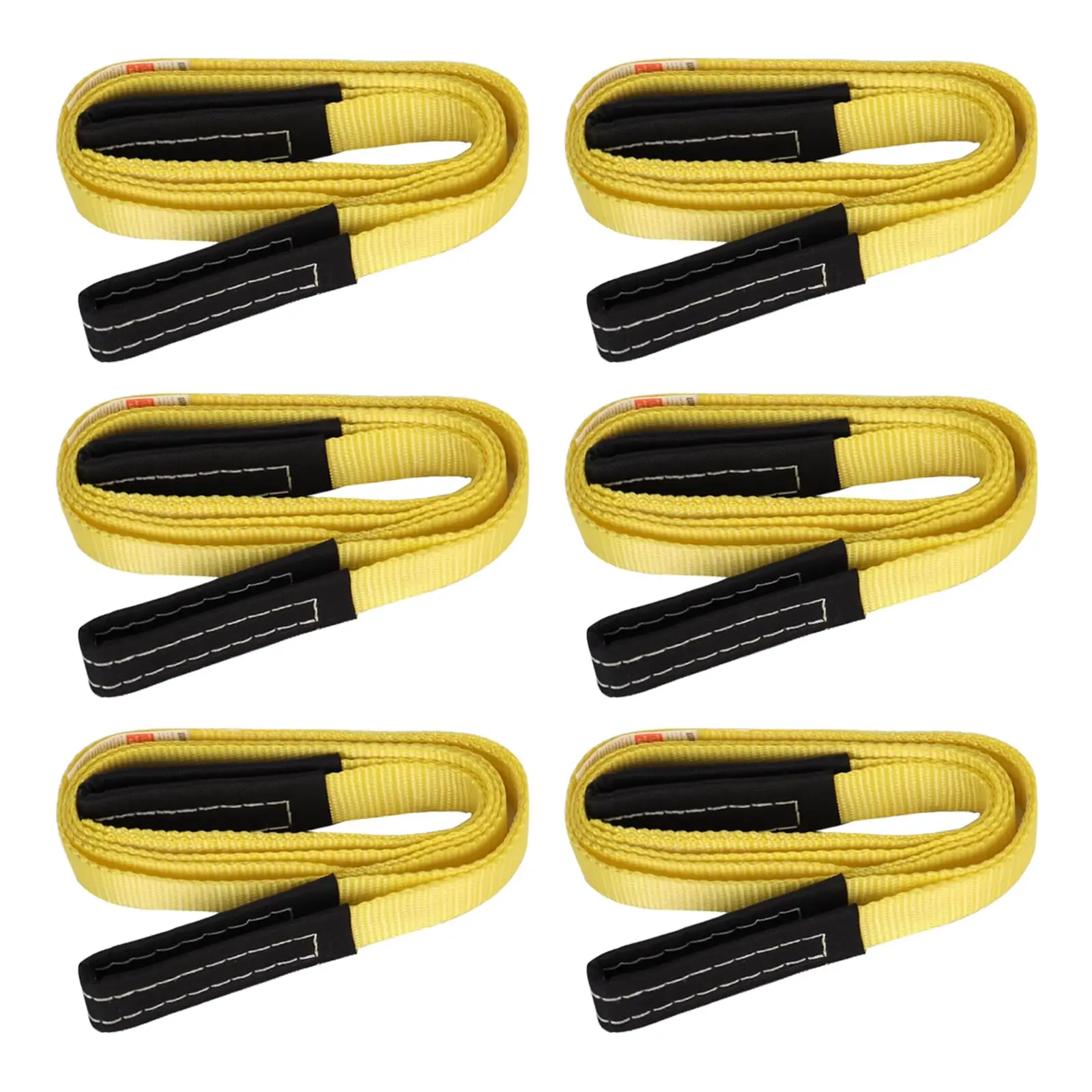 

6-Pack 1"x8' Web Sling, 4000lb Break Strength for Lifting Appliances Machine