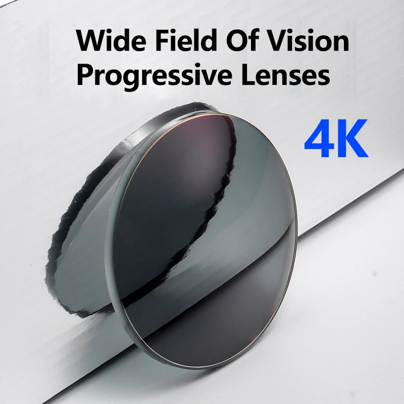 ALICIA 1.56 1.61 1.67 1.74Anti-scratch Anti-blue Photochromic Widest Field of View Progressive Multi-focal Lens 4.0  1 Pair
