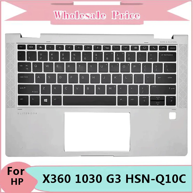 New Original For HP Notebook EliteBook X360 1030 G3 HSN-Q10C Laptop Palmrest Case Keyboard US English Version Upper Cover