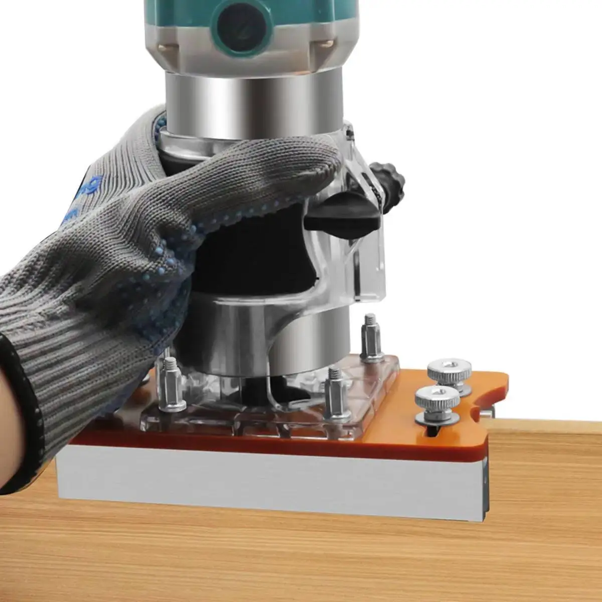 Wood Router Slotting Locator Accurate Slotted Base Slotting Machine Bracket Handheld Edge Trimmer Milling Curve Cutting Tool Hig