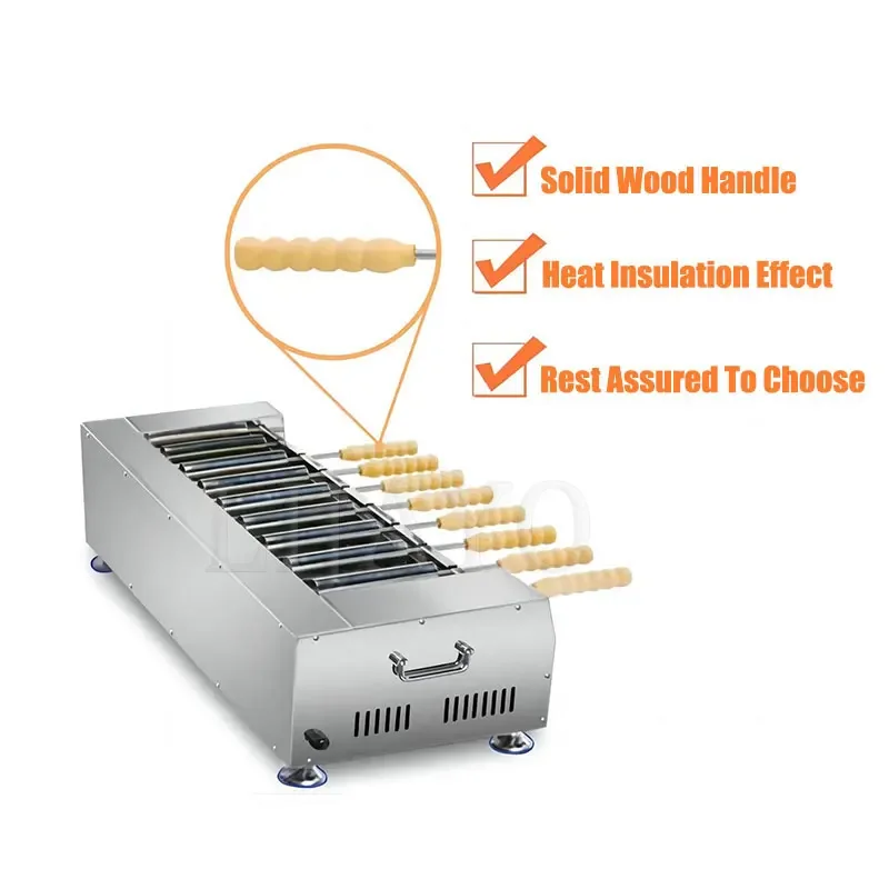 

Chimney Roll Cake Bread Oven Machine Kurtos Kalacs Baking Machine The Popular Snack Food