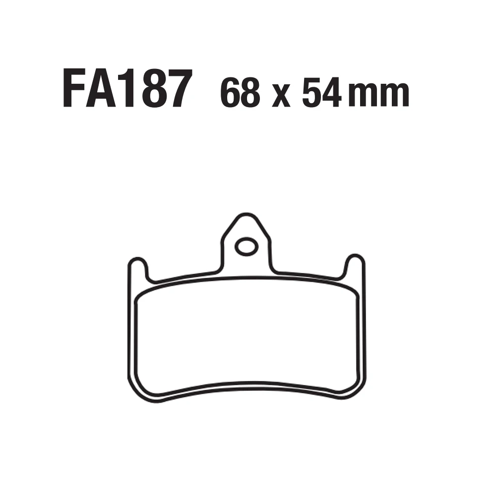 USERX Motorcycle disc brake pad Brakes Front Rear Disc Brake Pads For FA187 HONDA CB NSR NT VFR CBR VTR 250 400 750 900 1000 - view 4