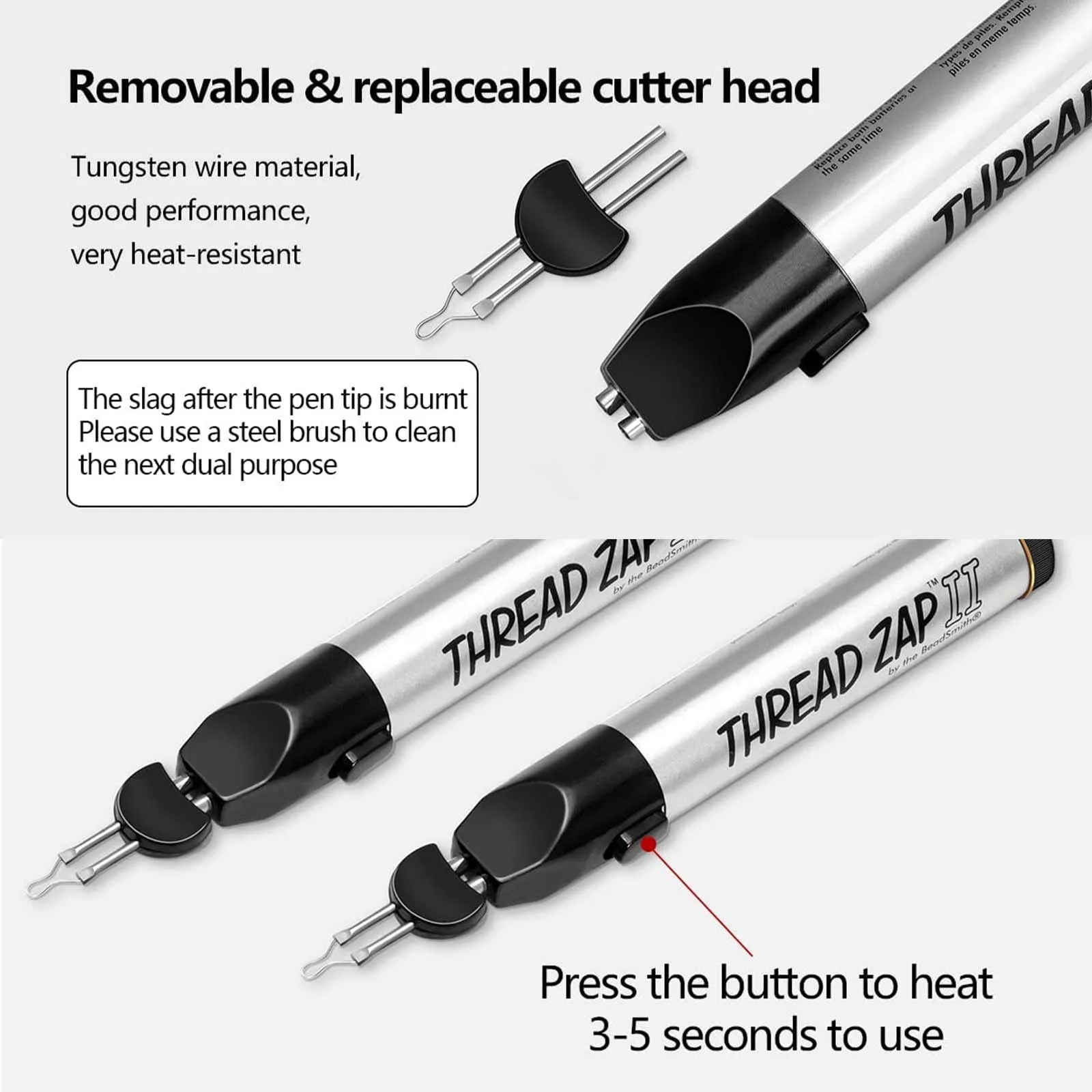 The Beadsmith Thread Zap II: The Ultimate Thread Trimmer, Burner, and Melt Machine for Bead Weaving and Stringing Projects