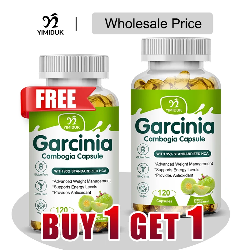 

Buy 1 Get 1 Free! Garcinia Cambogia Extract Supplement, Support Belly Fat Reduction, Blocks Fat Production & Controls Cravings