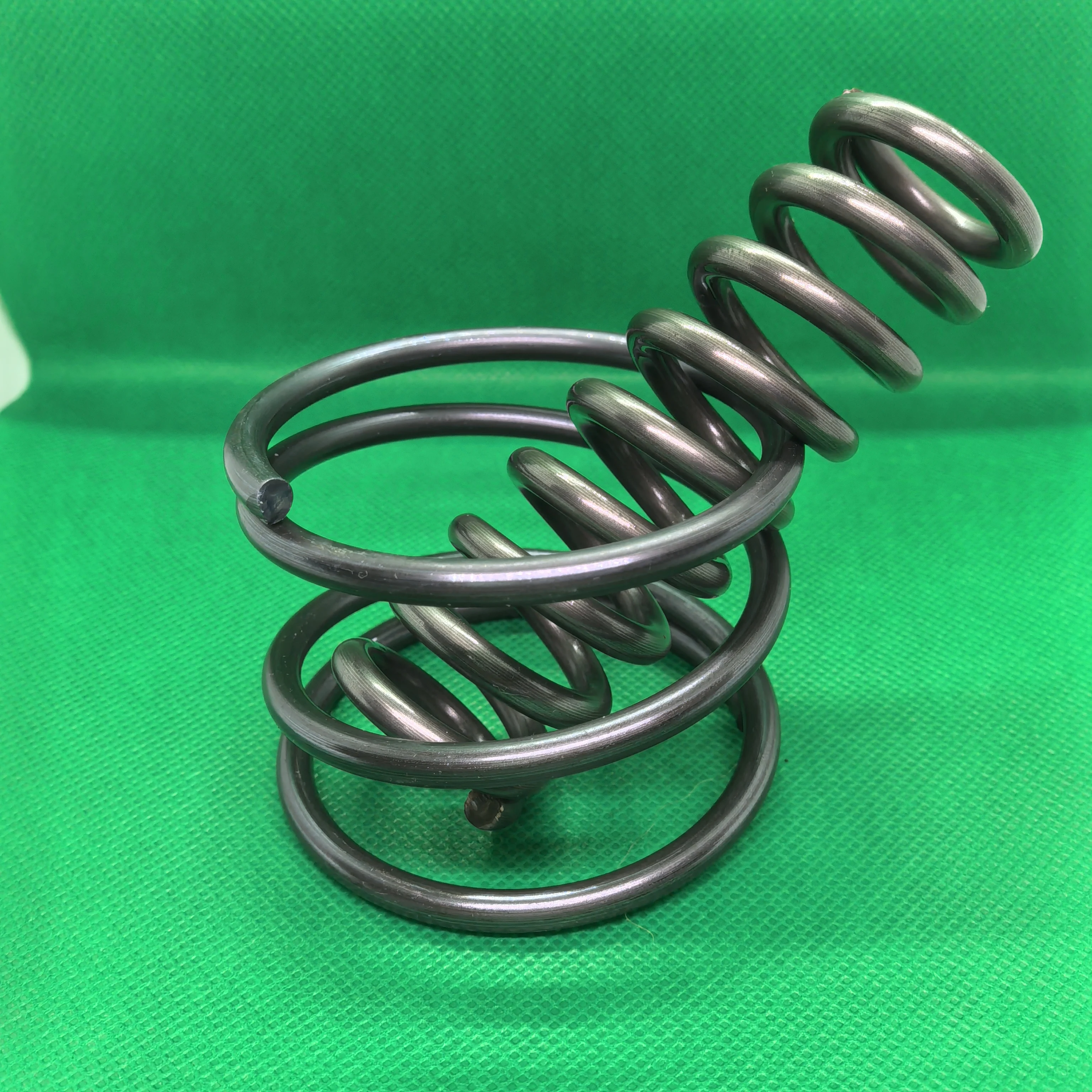 65Mn Diameter Kawat 5.0Mm Kumparan Silinder Pegas Kompresi Pegas Kembali Kumparan Baja Pegas Terkompresi Melepaskan Tekanan