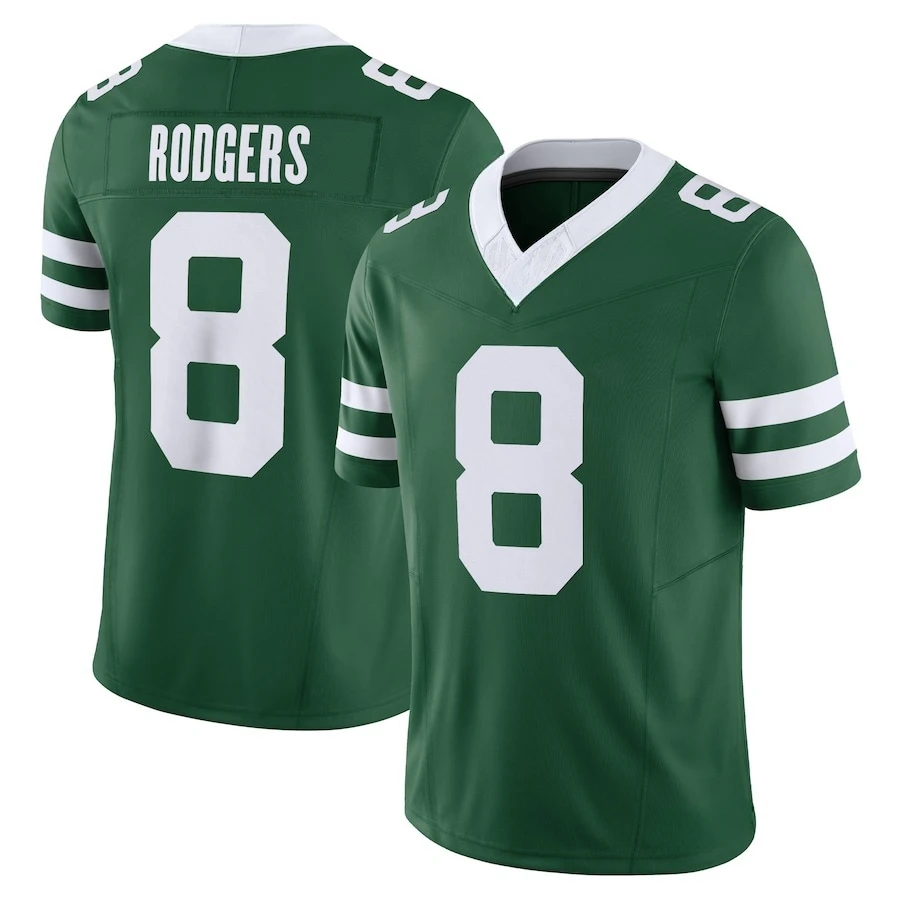 Customized New York Embroidered Football Jerseys Men Women Youth Rodgers Hall Wilson Gardner Shirts