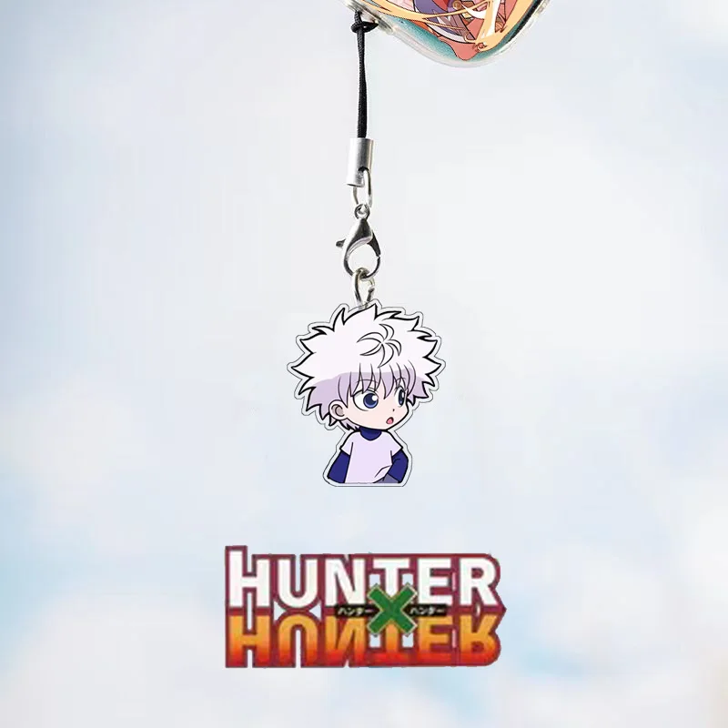 انمي ياباني هنتر x هنتر الشكل غون Freecss كيلوا زولديك نمط لطيف الاكريليك ملحقات الهاتف المحمول ألعاب الديكور