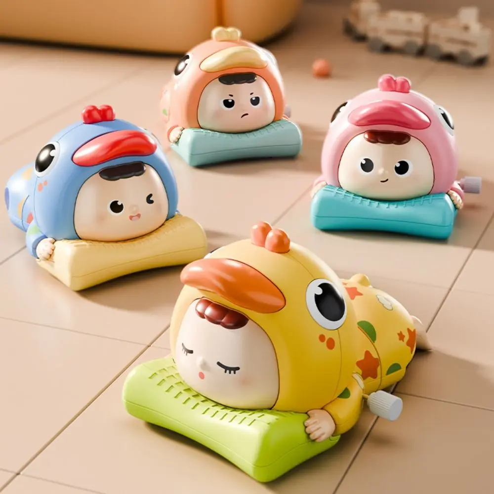 Learns To Crawl Crawling Baby Toys Big Eyes Cartoon Learning Crawling Doll Funny Clockwork Climbing Twist Walking Duck Toddler