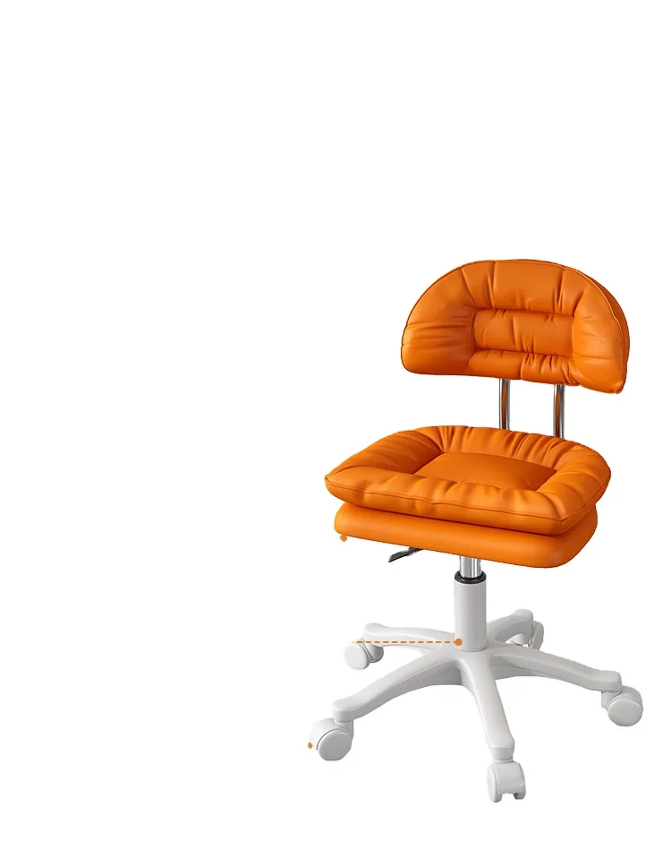 

Modern Beauty Salon Blue Pedicure Stool Hydraulic Rotating Foot Spa Pedicure Nail Technician Chair With Wheels