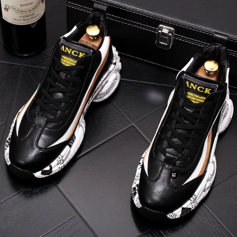 

2025new asual Men boots Male Thick Sole Shoes High Quality Youth Boy Gym Teenagers zapatillas hombre b7