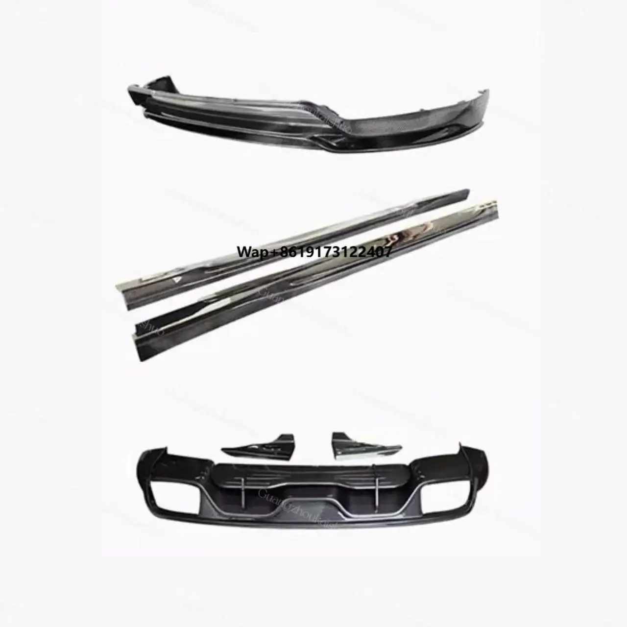 

Hot Sale Carbon Fiber Body Kit Front Lip Rear Diffuser Spoiler Side Skirts for Bodykit