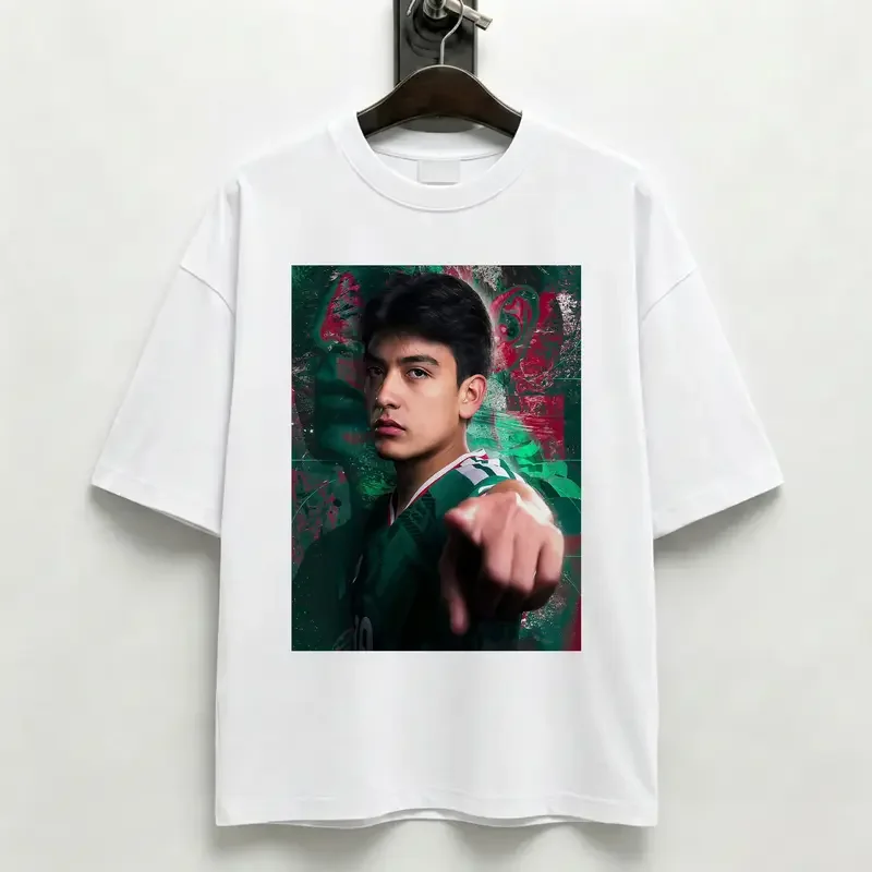 Gilberto Mora Printed T-Shirt, Graphic T-Shirt, Retro Sportswear Streetwear, Portrait Print Casual Game Day T-Shirt. A Gift for Fans. Unisex